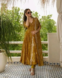 Heavy Cotton Bandhan Printed Suit - XXL