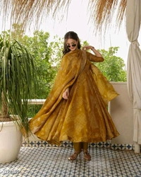 Heavy Cotton Bandhan Printed Suit - XXL