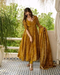 Heavy Cotton Bandhan Printed Suit - XXL
