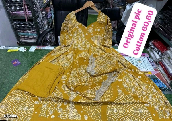 Heavy Cotton Bandhan Printed Suit - XXL