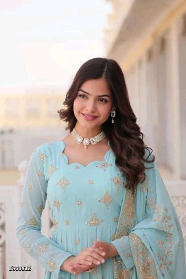 Royal Villa Gown - M, Sky Blue