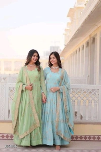 Royal Villa Gown - M, Sky Blue