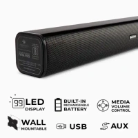 ZEBRONICS Zeb Vita Pro with TWS 24 W Bluetooth Soundbar (Black, Stereo Channel) - 24W