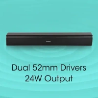 ZEBRONICS Zeb Vita Pro with TWS 24 W Bluetooth Soundbar (Black, Stereo Channel) - 24W