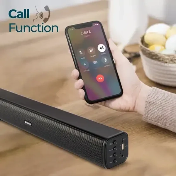 ZEBRONICS Zeb Vita Pro with TWS 24 W Bluetooth Soundbar (Black, Stereo Channel) - 24W