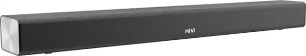 Mivi Fort S100 with 2 inBuilt Subwoofers,3EQ Modes, Remote Ctrl 100 W Bluetooth Soundbar (Black, 2.2 Channel) - 100W