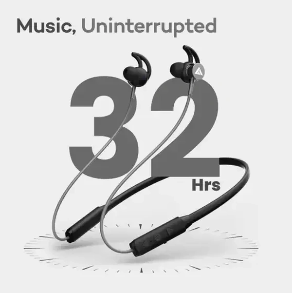 Boult ProBass EQCharge with ZEN Mode ENC, 32hrs Playtime, Ultra-Fast Charging Bluetooth (Blue, In the Ear) - Black