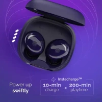 Noise Buds Trance with 45 Hrs Playtime, Low Latency (up to 40ms), HyperSync, and IPX5 Bluetooth (Space Blue, True Wireless) - Blue
