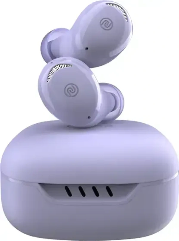 Noise Buds Trance with 45 Hrs Playtime, Low Latency (up to 40ms), HyperSync, and IPX5 Bluetooth (Jet Black, True Wireless) - Purple
