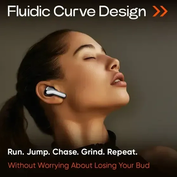 Mivi Duopods I6, 55Hrs PT, HD Call, Fast Charging, 3D Sound, 9EQ Modes App Supp, IPX4 Bluetooth (Black, True Wireless) - Tundora