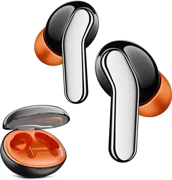 Mivi Duopods I6, 55Hrs PT, HD Call, Fast Charging, 3D Sound, 9EQ Modes App Supp, IPX4 Bluetooth (Black, True Wireless) - Tundora