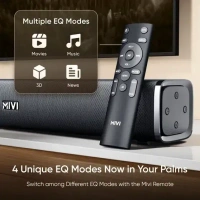 Mivi Fort H160 Soundbar, 160 Watts, 2.1 Channel, Multi-Input and EQ Modes, BT v5.1 160 W Bluetooth Soundbar (Black, 5.1 Channel)