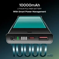 boAt 10000 mAh 22.5 W Pocket Size Power Bank (Carbon Black, Lithium Polymer, Fast Charging, Quick Charge 3.0, Power Delivery 3.0 for Mobile, Tablet)