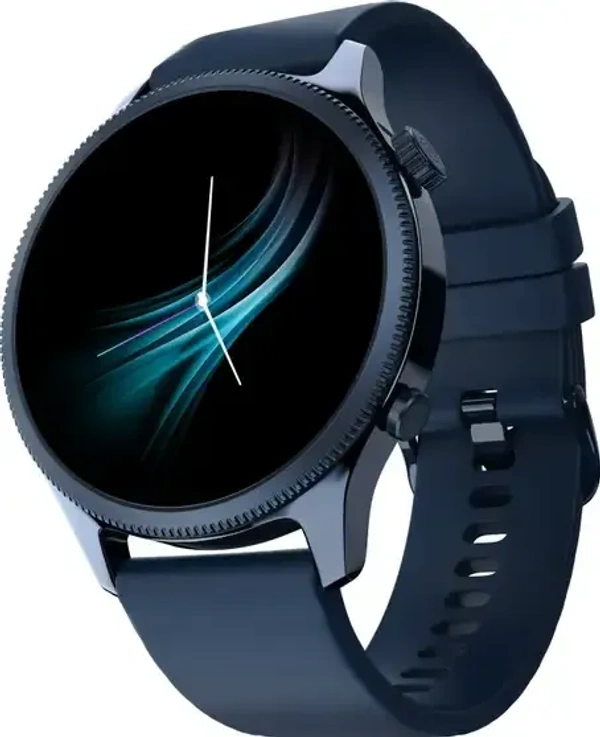 Noise Evolve 4 1.46 AMOLED Always On Display with Premium Design & Bluetooth Calling Smartwatch (Electric Blue Strap, Regular) - Navy Blue