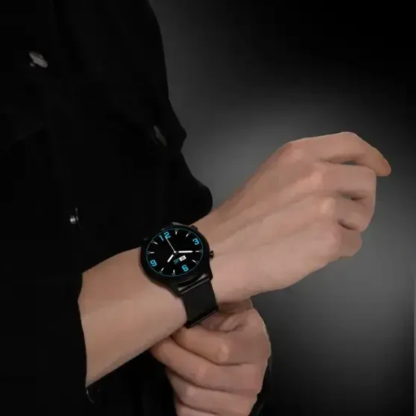 Noise Evolve 4 1.46 AMOLED Always On Display with Premium Design & Bluetooth Calling Smartwatch (Statement Black Strap, Regular) - Black