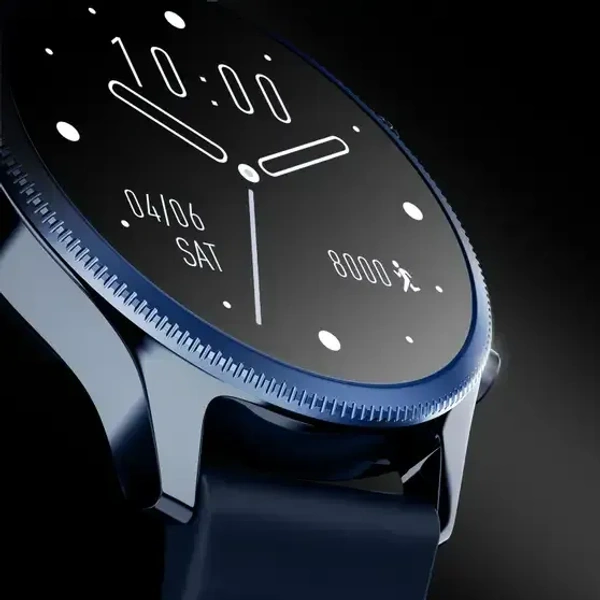 Noise Evolve 4 1.46 AMOLED Always On Display with Premium Design & Bluetooth Calling Smartwatch (Electric Blue Strap, Regular) - Navy Blue