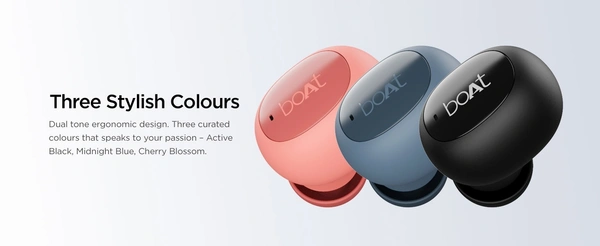 Boat boAt Airdopes 121v2 True Wireless in Ear Earbuds with Upto 14 Hours Playback, 8MM Drivers, Battery Indicators, Lightweight Earbuds & Multifunction Controls(Pink)
