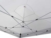 Ugaoo Waterproof Gazebo Tent/Canopy 10 x 10 ft for Outdoor & Terrace Garden (Blue) - White
