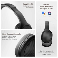 Boat boAt Rockerz 460 Wireless Over Ear Headphones w/Up to 30hrs Playtime, 40mm Drivers, BEAST™ Mode, ENx™, Dual Pairing, BT v5.2, Instant Voice Assistant,..