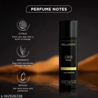 Bella Vita Luxury CEO MAN Perfume 100 ML and Deodorant 150 ML Combo with Long Lasting Fragrance for Men (Pack of 2 Items)
