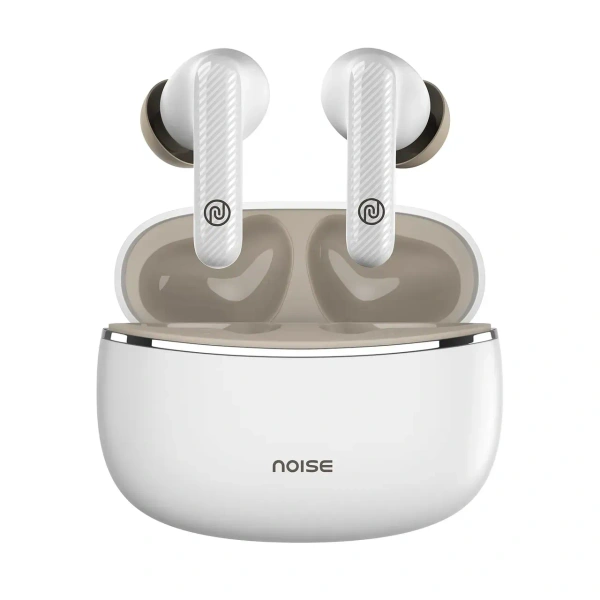 Noise Aura Buds Bluetooth Earbuds (60 Hrs Playtime) - White