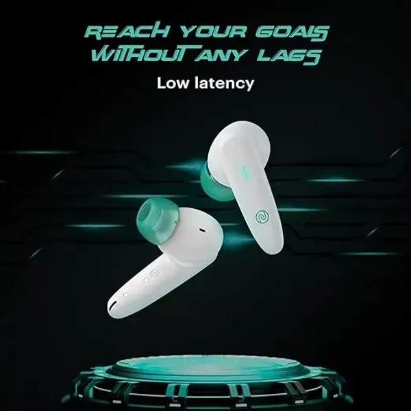 Noise Buds VS402 Bluetooth Headset (Neon White) - White