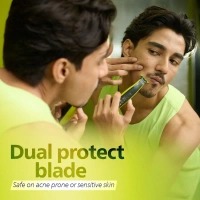 Philips OneBlade Turbo2X|Patented Dual Protect Tech|3 Combo Attachments|Trimmer|QP2724/10