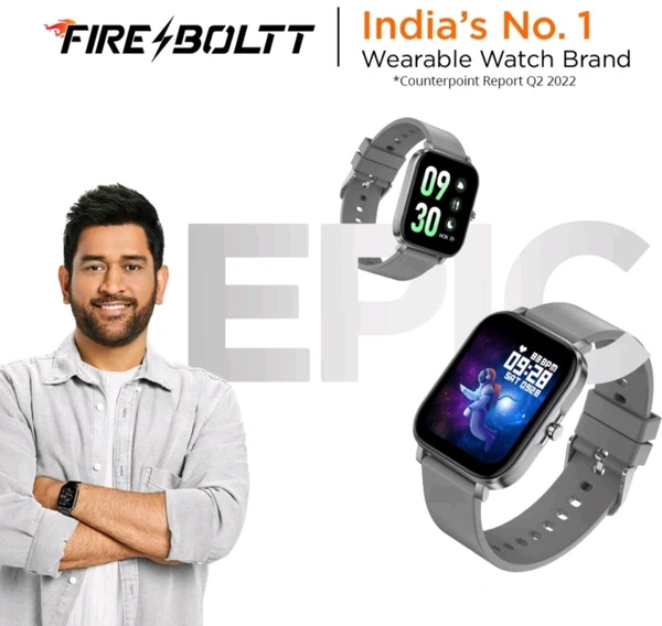 Epic DisplayFire-Boltt Epic comes with a 43mm (1.69'') HD