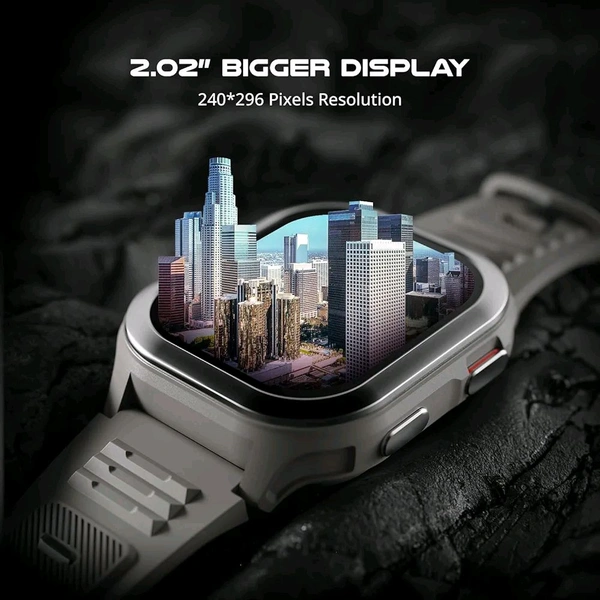 Fire-Boltt 4G Pro Volte Calling Smart Watch- 2.02” TFT Display, 4G Nano-SIM GPS, Health Suite, Sports Modes, 400mAh Battery (Grey)