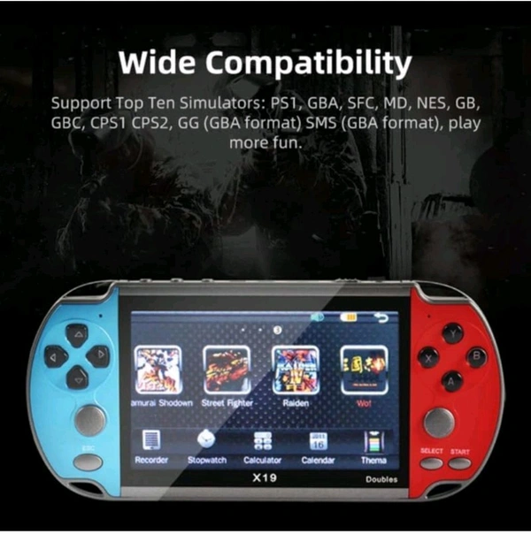Mabron Unleash Fun Anywhere: X7 Plus Retro Handheld Console Game, 20,000+ Games, 4.3-Inch Screen Your Ultimate Portable Gang Companion