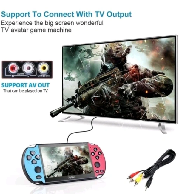 Mabron Unleash Fun Anywhere: X7 Plus Retro Handheld Console Game, 20,000+ Games, 4.3-Inch Screen Your Ultimate Portable Gang Companion