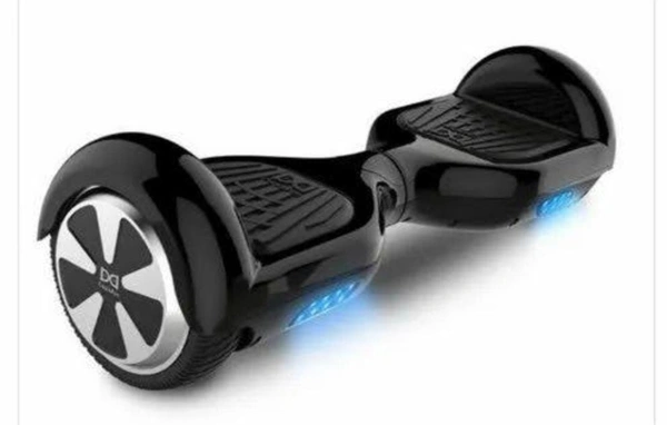 CASTLE Multicolor 6.5 HOVERBOARD WITH LED LIGHTS, 3-4 Hours, Lithium - Black