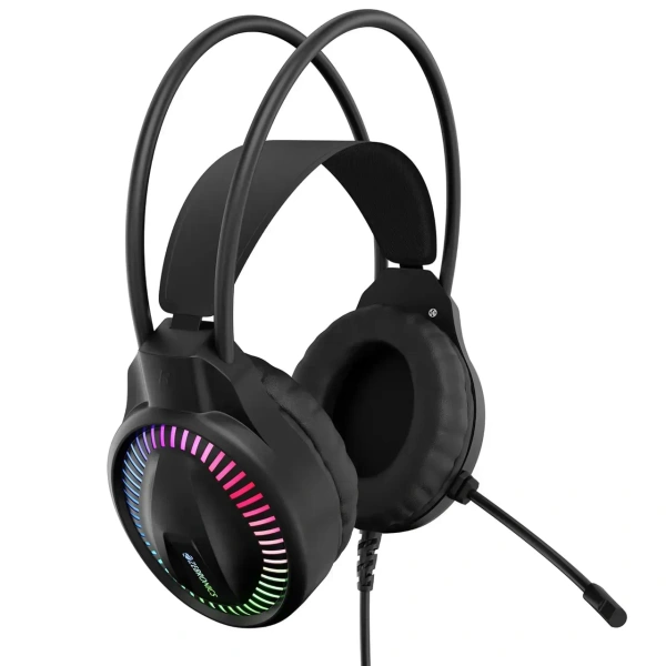 Zebronics Blitz C Dolby Atmos Gaming Headphone 50Mm Drivers Rgb Lights Flexible Mic Type-C