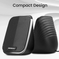 Zebronics Fame 5 Watts, 2.0 Multi Media Speakers With Aux, USB and Volume Control (Black)