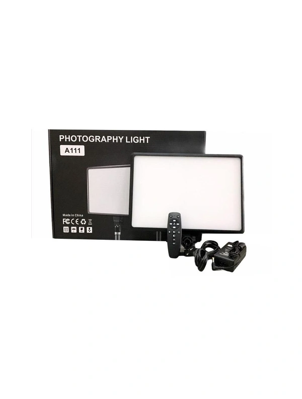 A111 Professional Tricolour Photography Video Light - Black