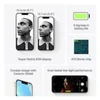 Apple iPhone 13 128 GB, Starlight - white, white