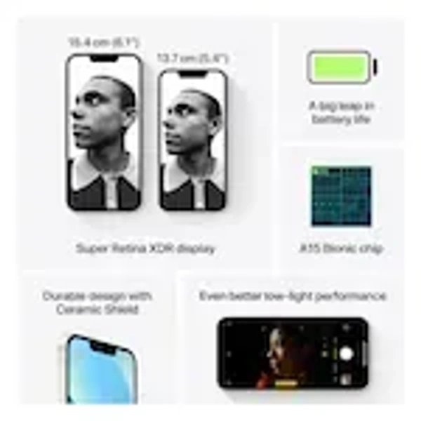 Apple iPhone 13 128 GB, Starlight - white, white