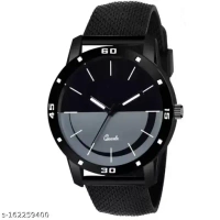Bolun Black Smiley Multicolor Dial Quartz Sports Watch for Boys