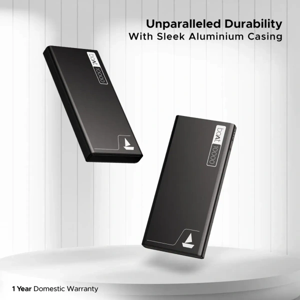 boAt 10000mAh Power Bank w/ 22.5W Fast Charging & Smart IC Protection - PB300 (Carbon Black)