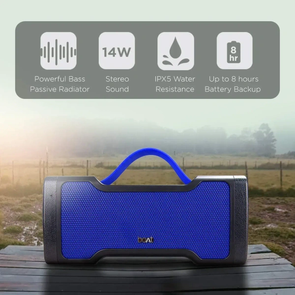 boAt Stone 1000 - Blue - Blue