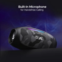 boAt Stone 1800 BT Speaker w/ 90W RMS Sound, 5H Platime, EQ Modes, BT v5.3 & IPX6 Rating (Camo Black) - Black