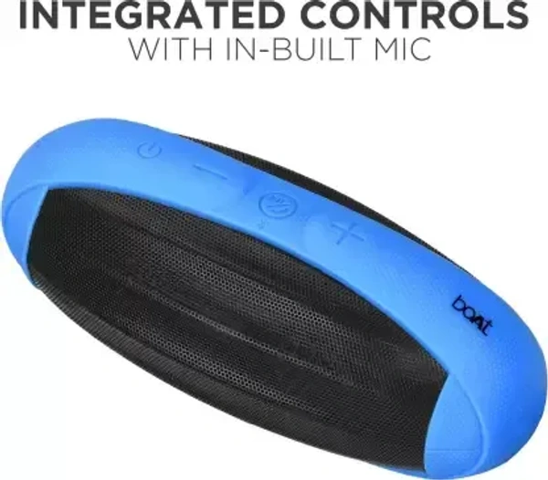 Boat boAt Rugby 10 Watt 2.1 Channel Wireless Bluetooth Outdoor Speaker (Blue) - ‎480 g