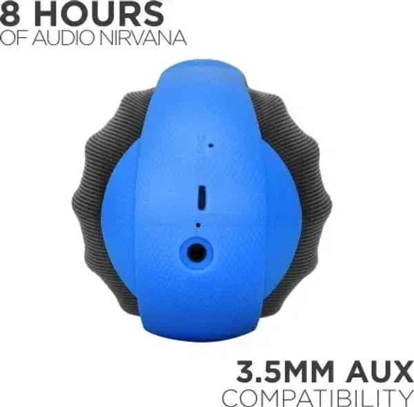 Boat boAt Rugby 10 Watt 2.1 Channel Wireless Bluetooth Outdoor Speaker (Blue) - ‎480 g