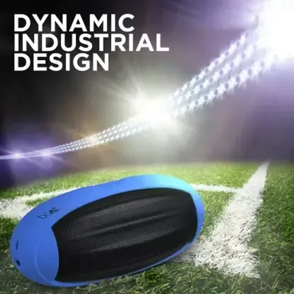 Boat boAt Rugby 10 Watt 2.1 Channel Wireless Bluetooth Outdoor Speaker (Blue) - ‎480 g