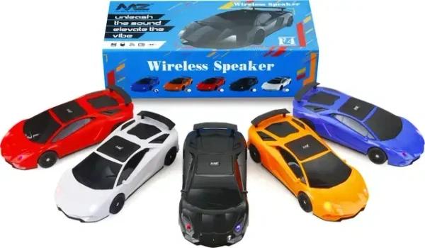 MZ (PORTABLE BLUETOOTH SPEAKER) Dynamic Thunder Sound Auto Series 5 W Bluetooth .. - White