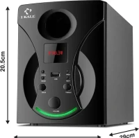 I Kall IK22 Real 40 W Bluetooth Home Theatre (Black, 2.1 Channel) - 40W