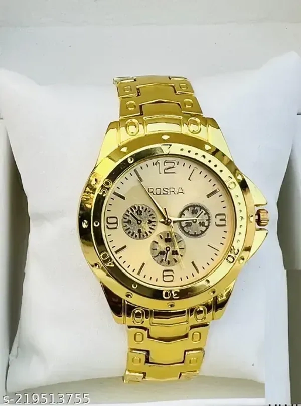 Men Gold Alloy Casual Analog WatchesAnalog Watches