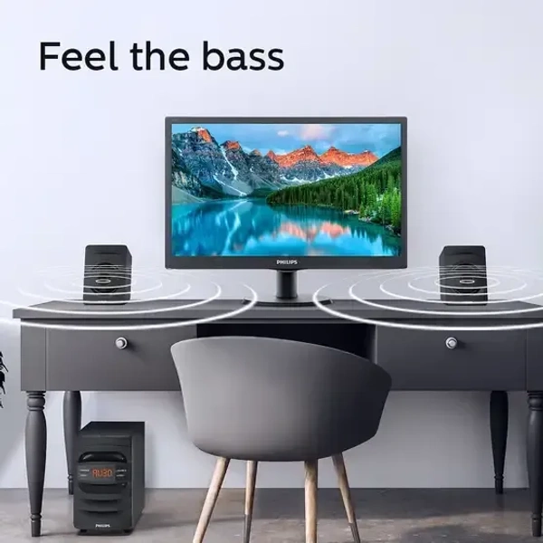 PHILIPS MMS2625B/94 60 W Bluetooth Home Theatre (Black, 2.1 Channel) - 60W