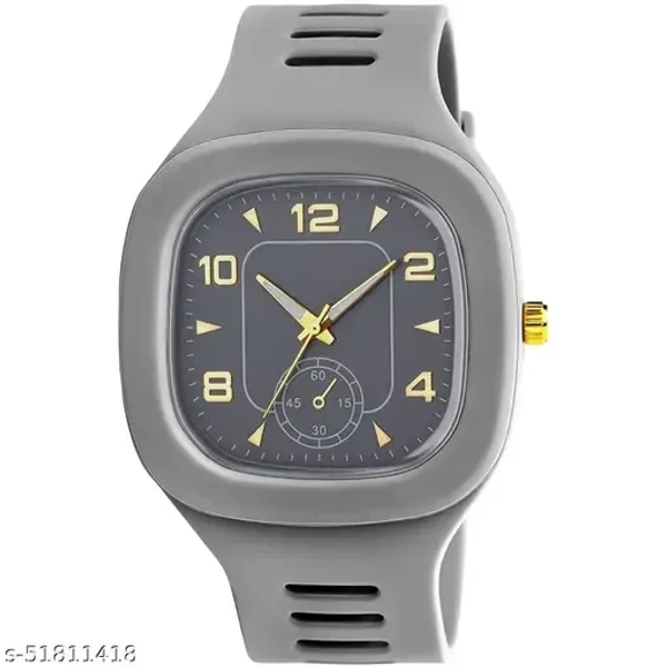 Watches Square Multi DIAL Analog Silicon PU Strap ADDI Stylish Designer Analog Watch - for Boys Pack of 1