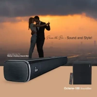 FINGERS Octane-100 100 W Bluetooth Soundbar (Rick Black, 2.1 Channel)